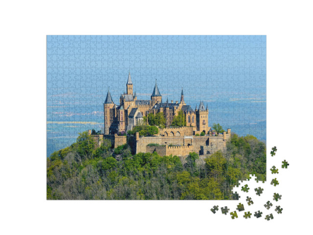 puzzle 1000 dílků „Působivý zámek: zámek Hohenzollern“