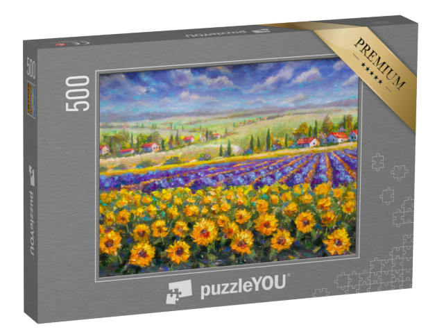 puzzle 500 dílků „Léto v Toskánsku“
