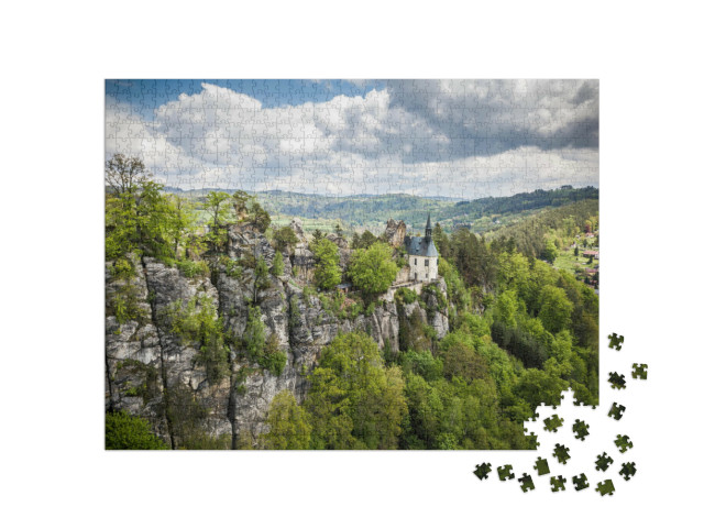 puzzle 1000 dílků „Prachovské skály, Český ráj, Česká republika“