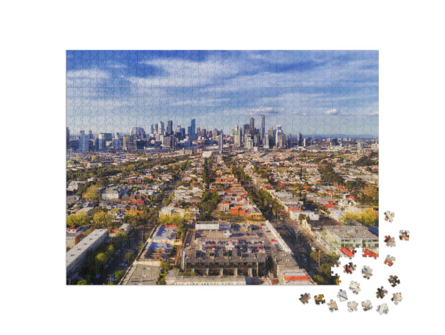 puzzle 1000 dílků „Panoramatický pohled na Melbourne, Austrálie“