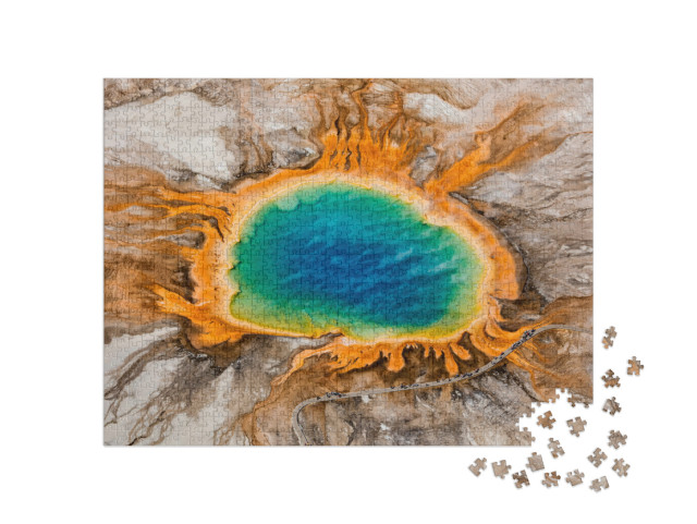 puzzle 1000 dílků „Grand Prismatic Spring v Yellowstonském národním parku“