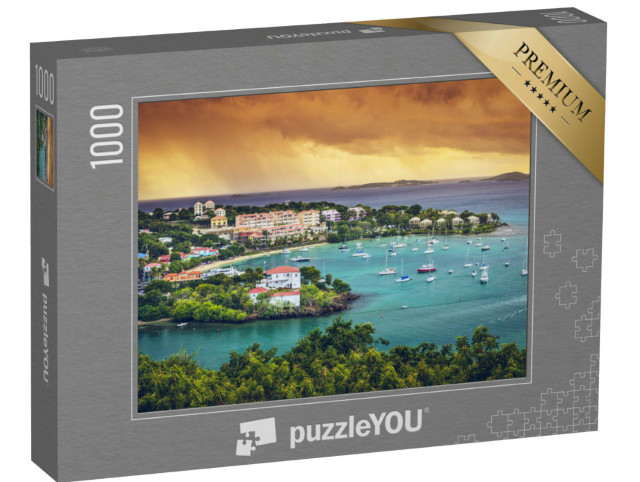 puzzle 1000 dílků „St. John, Americké Panenské ostrovy, Karibik“