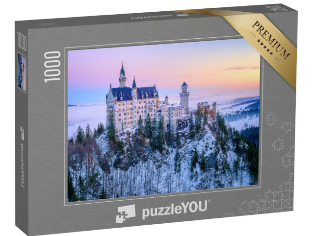 puzzle 1000 dílků „Nádherný zámek Neuschwanstein“