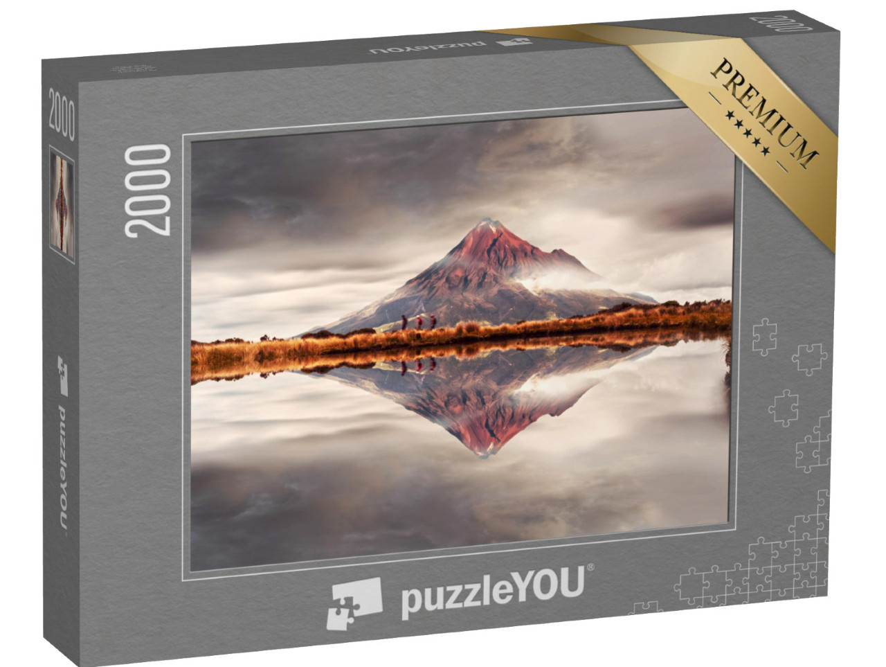 puzzle 2000 dílků „Mount Taranaki, Nový Zéland“
