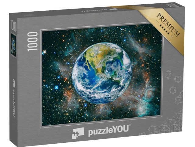 puzzle 1000 dílků „Krásná Země z vesmíru“