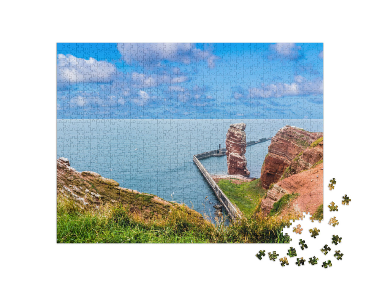 puzzle 1000 dílků „Pobřeží Severního moře na Helgolandu“