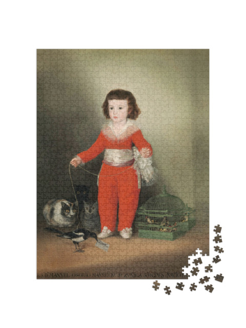 puzzle 1000 dílků „Francisco de Goya - Manuel Osorio Manrique de Zuniga“