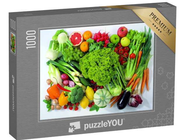 puzzle 1000 dílků „Zeleninový talíř“