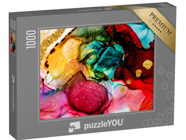 puzzle 1000 dílků „Abstraktní mistrovské dílo designového umění“