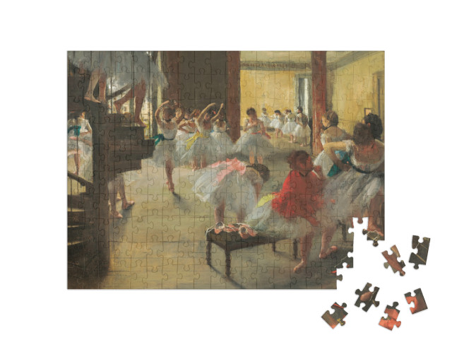 puzzle 200 dílků „Edgar Degas - Taneční kurz“