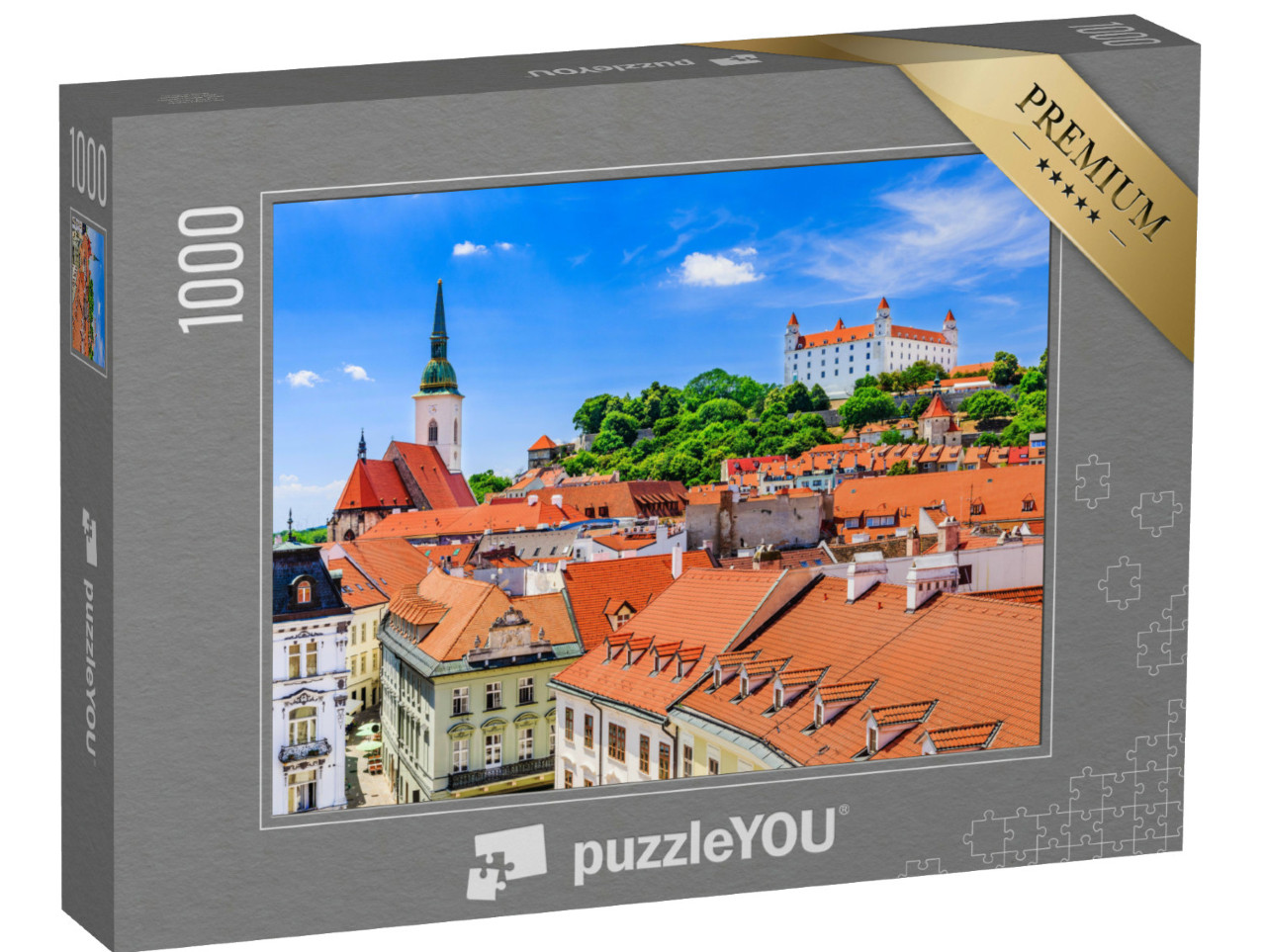 puzzle 1000 dílků „Impozantní Bratislavský hrad, Slovensko“