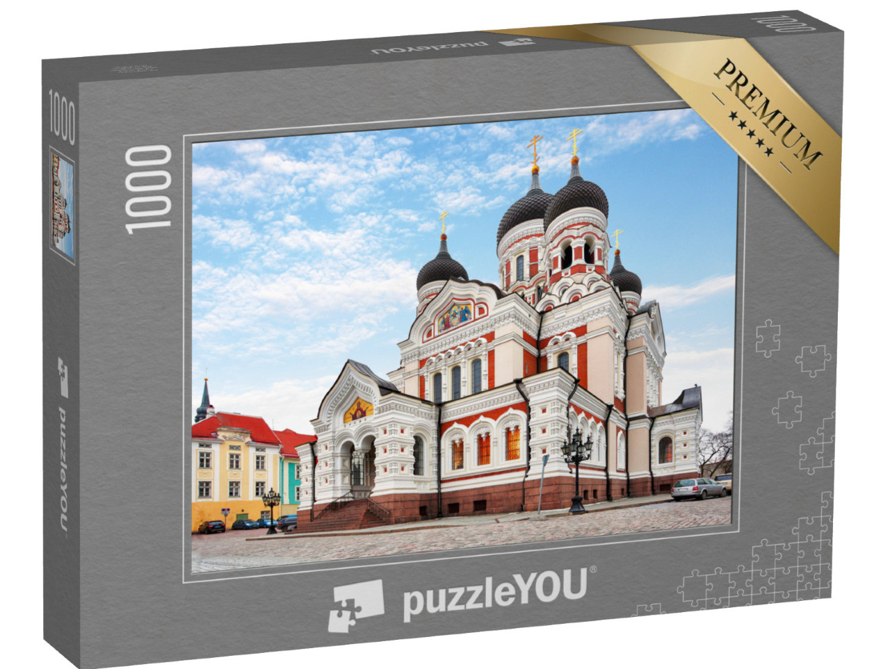 puzzle 1000 dílků „Katedrála Alexandra Něvského ve starém městě Tallinnu, Estonsko“