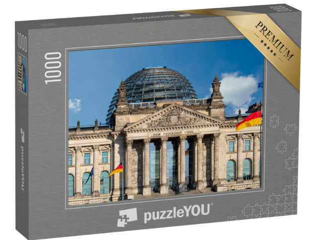 puzzle 1000 dílků „Budova Říšského sněmu, sídlo německého Spolkového sněmu v Berlíně“