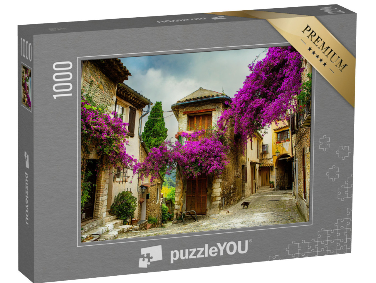 puzzle 1000 dílků „Krásné staré město v Provence, Francie“