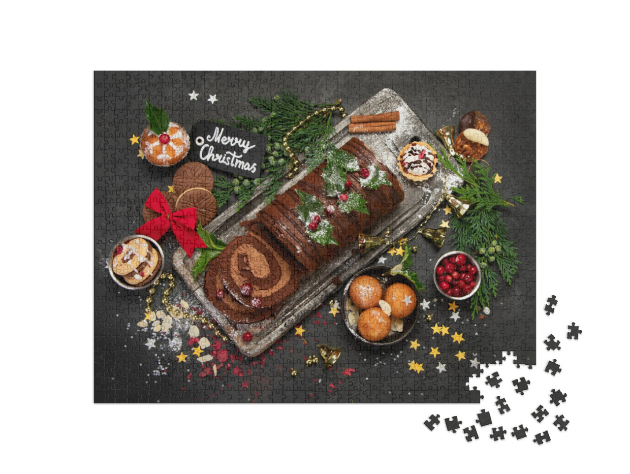puzzle 1000 dílků „Čokoláda o Vánocích“