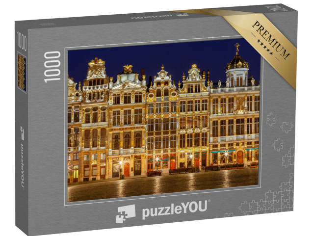 puzzle 1000 dílků „Grand-Place v Bruselu v noci“