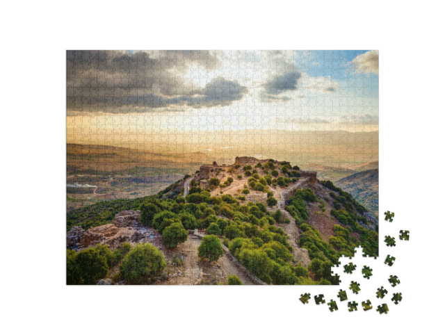 puzzle 1000 dílků „Pevnost Nimrod, Izrael“