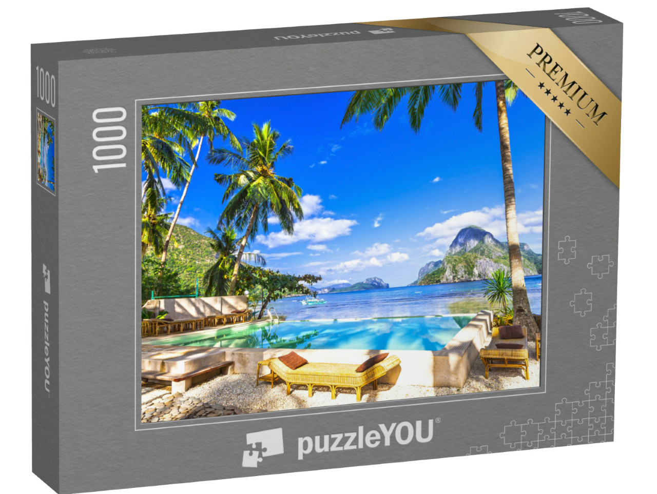 puzzle 1000 dílků „Rekreační středisko na Filipínách“