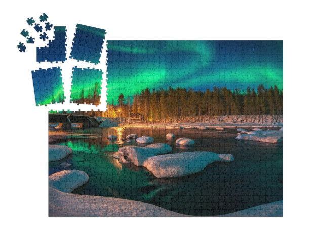 SMART SORTED® | Puzzle 1000 dílků „Aurora borealis: polární záře“