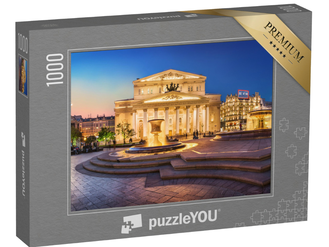 puzzle 1000 dílků „Velké divadlo ve večerním světle“