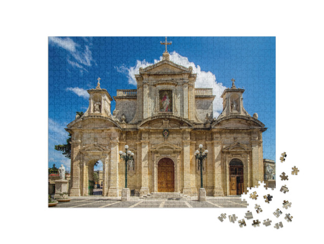 puzzle 1000 dílků „Fotografie kostela Malta Rabat“