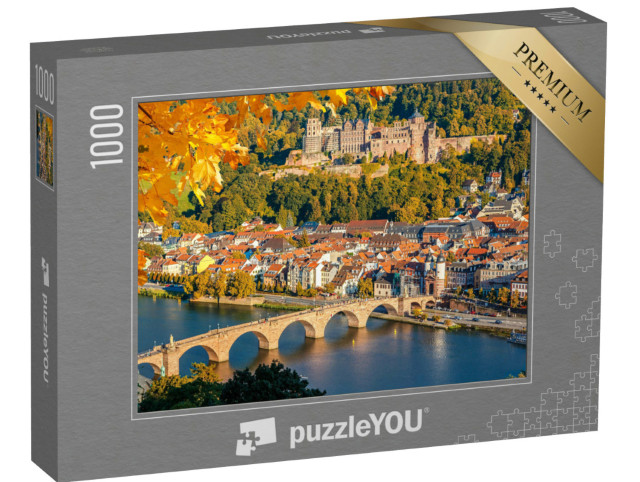 puzzle 1000 dílků „Pohled na Heidelberg na podzim“