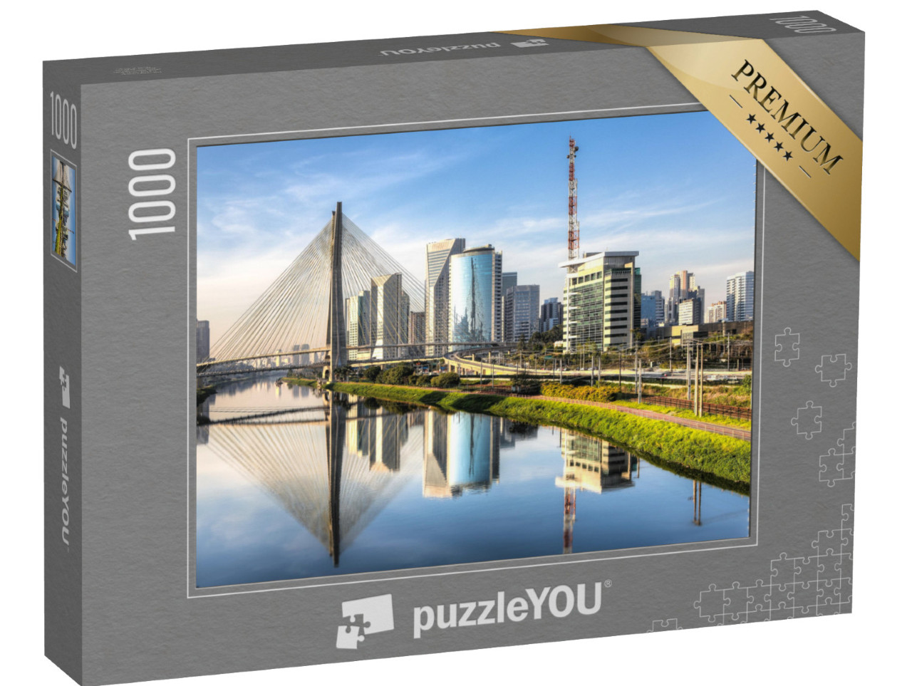 puzzle 1000 dílků „Sao Paulo, Brazílie, Latinská Amerika“