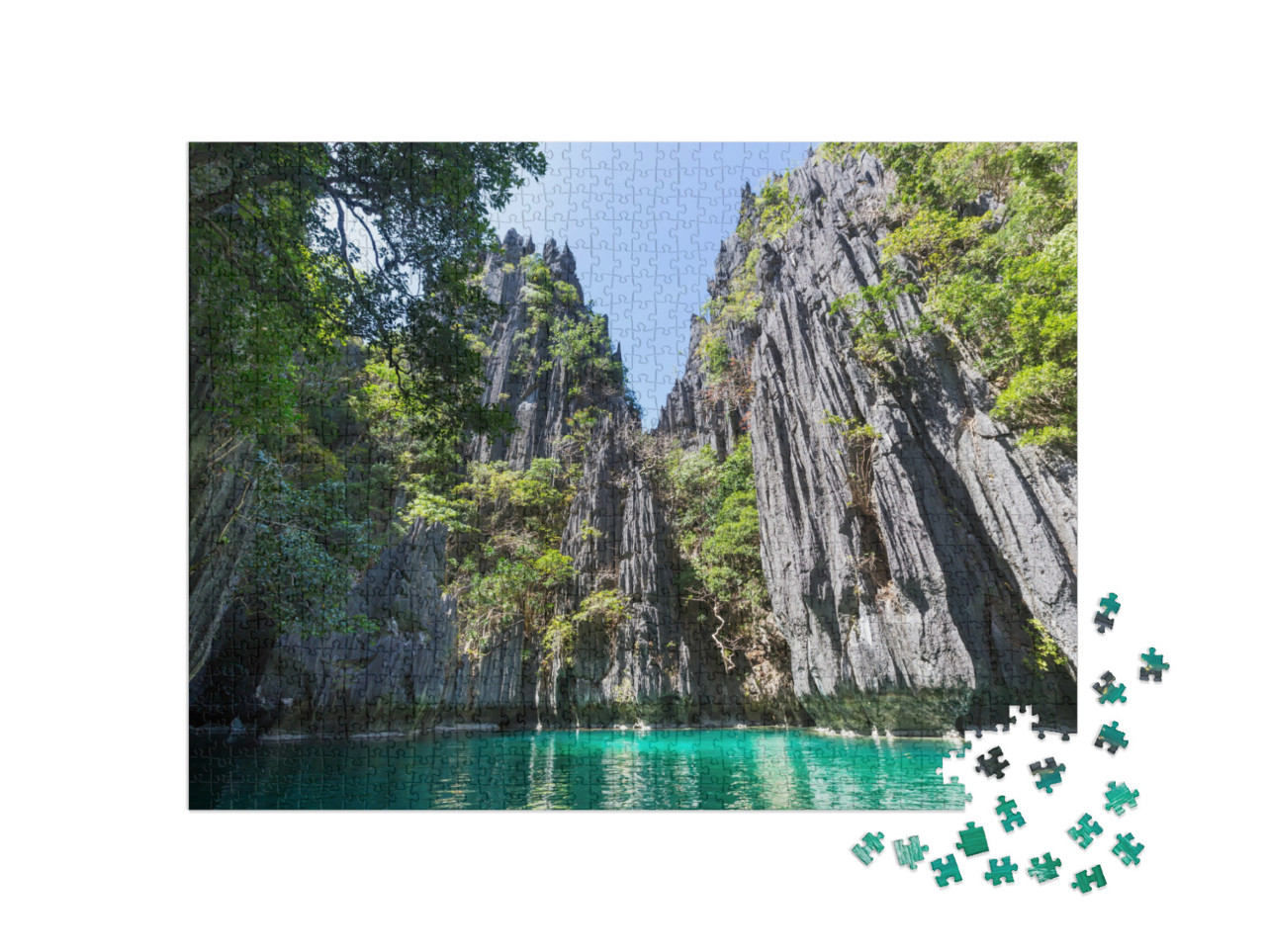 puzzle 1000 dílků „Malebný záliv Palawan, Filipíny“