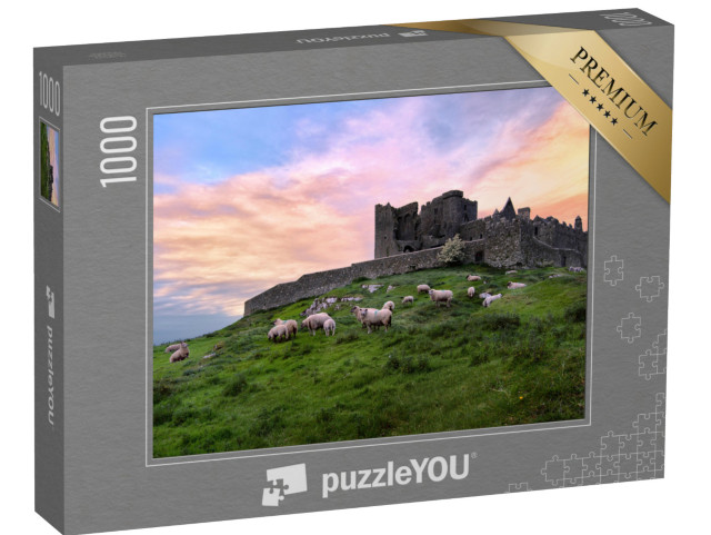 puzzle 1000 dílků „Rock of Cashel, zřícenina hradu, Irsko“