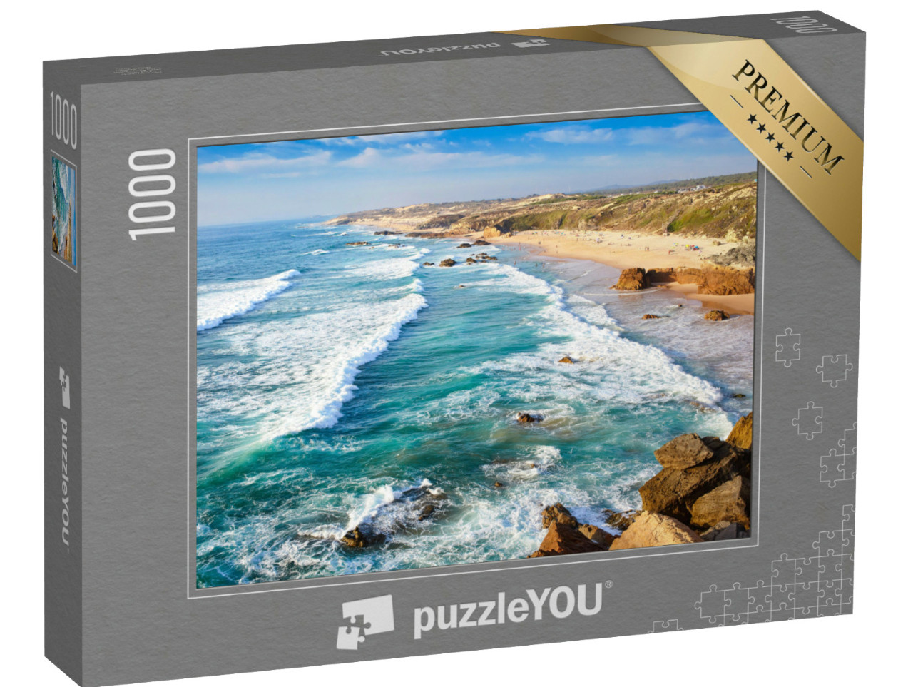 puzzle 1000 dílků „Krásné západní pobřeží Portugalska“