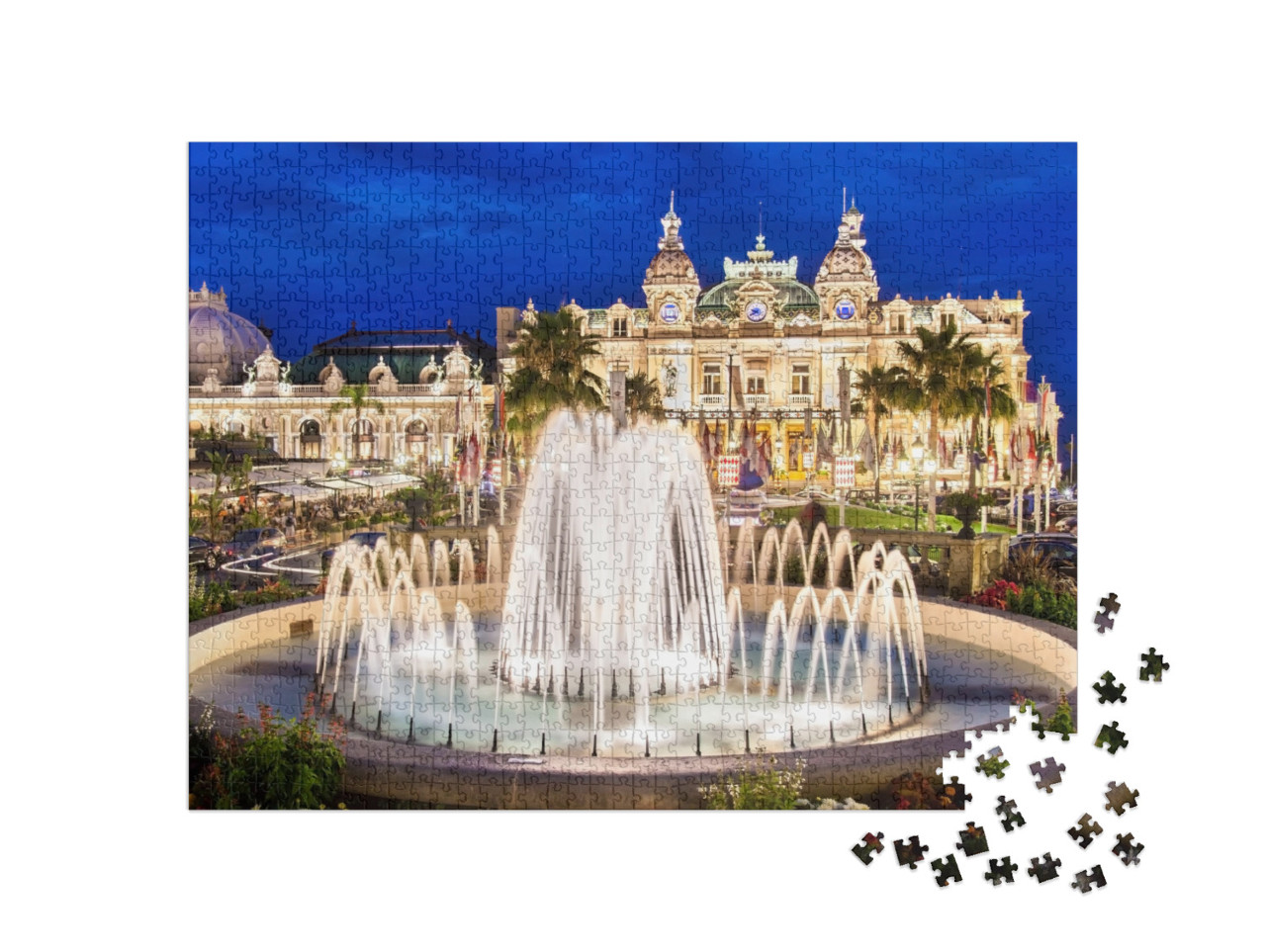 puzzle 1000 dílků „Kasino Monte Carlo, dominanta Monaka“