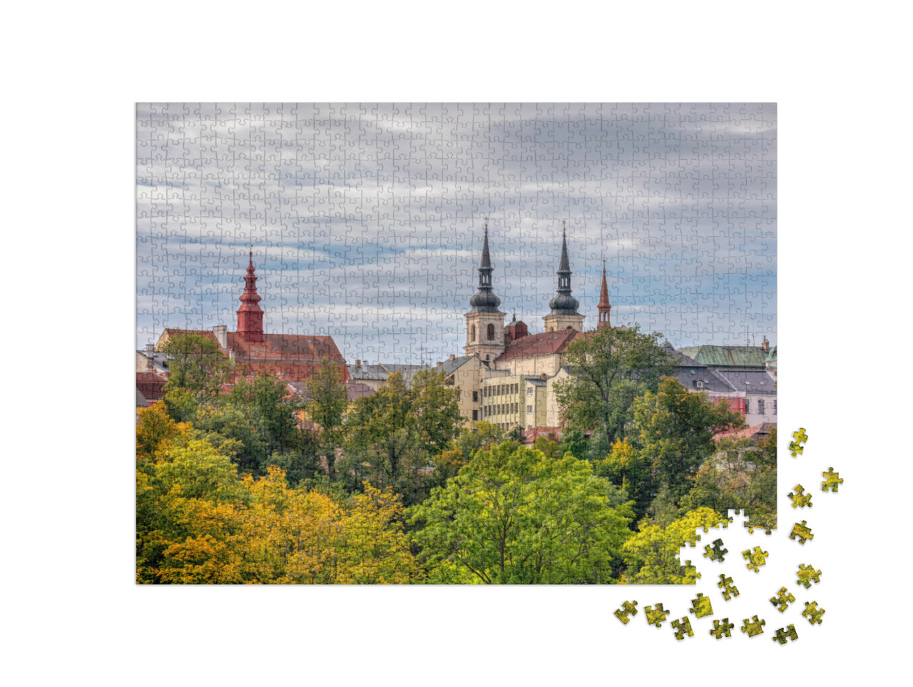 puzzle 1000 dílků „Jihlava, Česká republika“