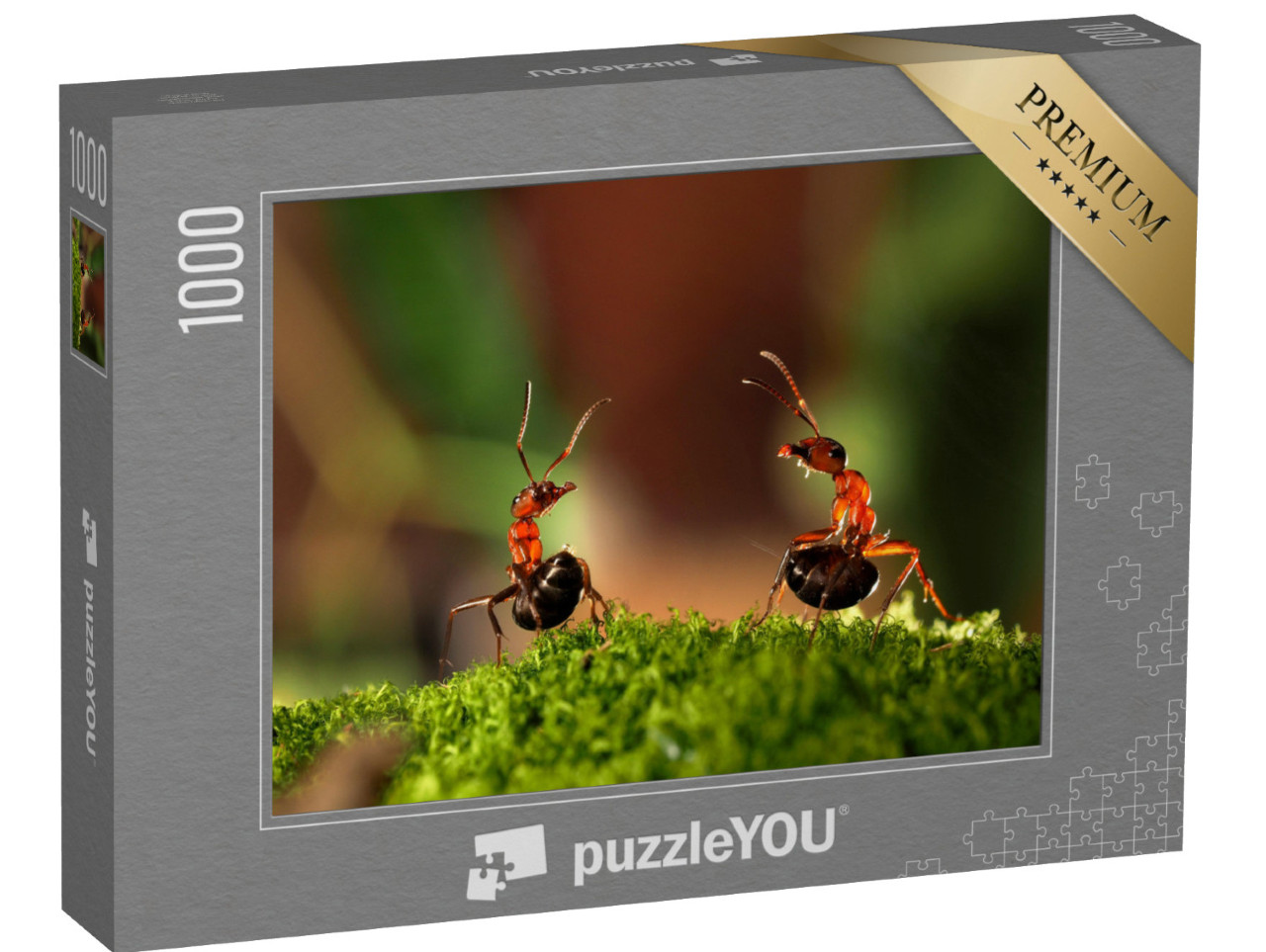 puzzle 1000 dílků „Bitva dvou mravenců“