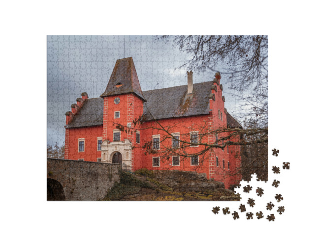 puzzle 1000 dílků „Zámek Červená Lhota, Česká republika“