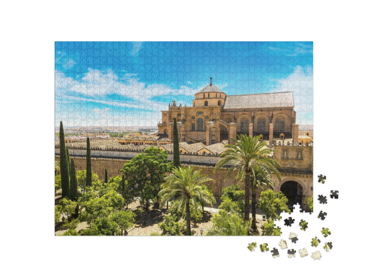 puzzle 1000 dílků „Velká mešita nebo katedrála Mezquita v Córdobě“