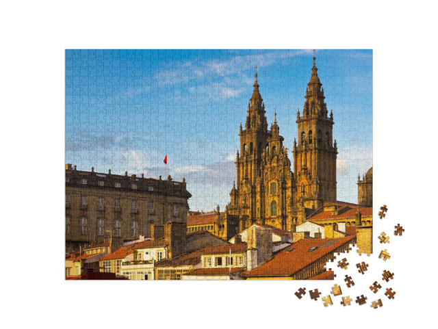 puzzle 1000 dílků „Katedrála v Santiagu de Compostela, Galicie, Španělsko“