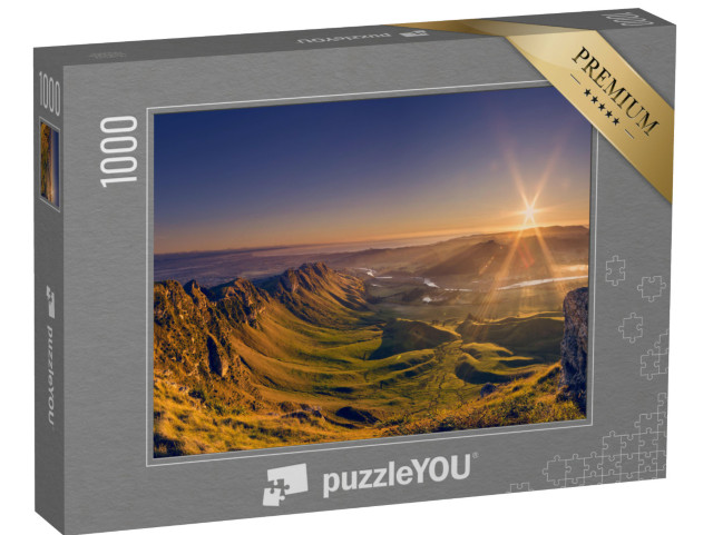 puzzle 1000 dílků „Krása vrcholu Te Mata za jasného rána“