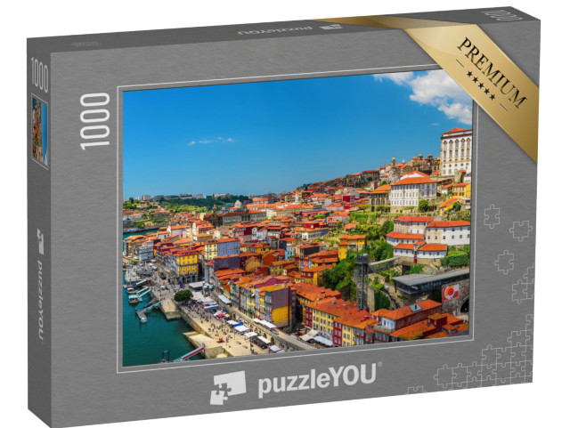 puzzle 1000 dílků „Panoramatický pohled na historické centrum Porta, Portugalsko“
