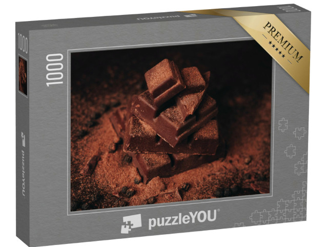 puzzle 1000 dílků „Hořká čokoláda se skořicí“