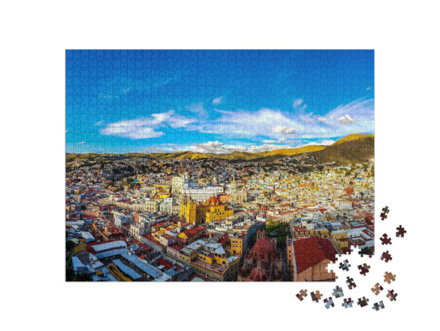 puzzle 1000 dílků „Nádherná krajina Guanajuata“