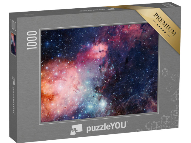 puzzle 1000 dílků „Hvězdy na barevné noční obloze“