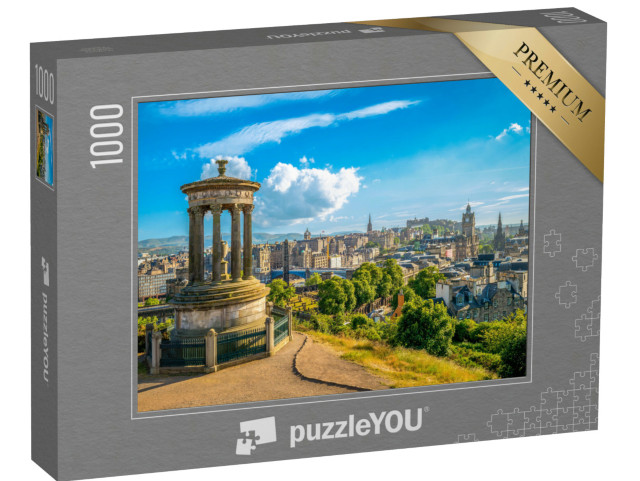puzzle 1000 dílků „Výhled na Edinburgh, Skotsko“