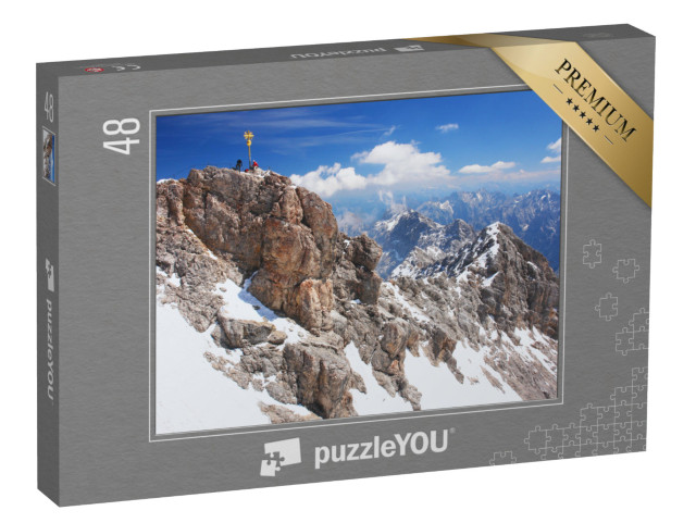 puzzle 48 dílků „Zugspitze, nejvyšší vrchol německých Alp“