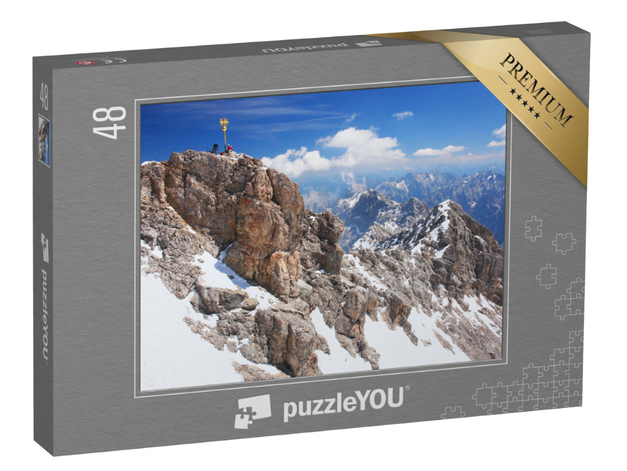 puzzle 48 dílků „Zugspitze, nejvyšší vrchol německých Alp“