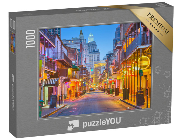 puzzle 1000 dílků „Bourbon Street v New Orleans, USA“