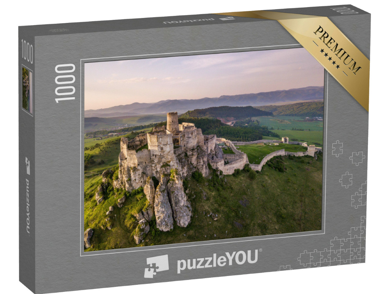 puzzle 1000 dílků „Působivý Spišský hrad, Slovensko“