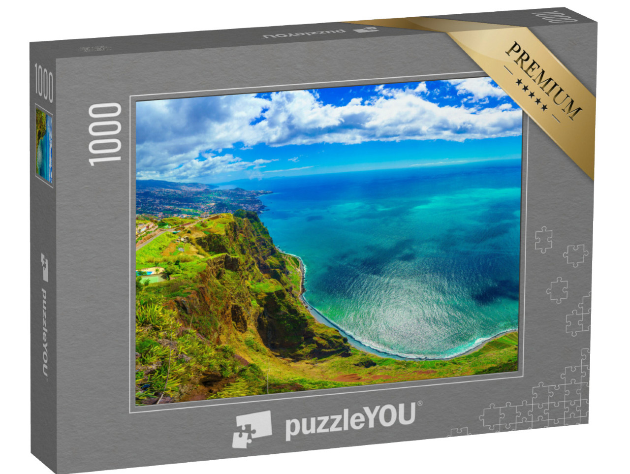 puzzle 1000 dílků „Nejvyšší bod Madeiry: Cabo Girao, Portugalsko“