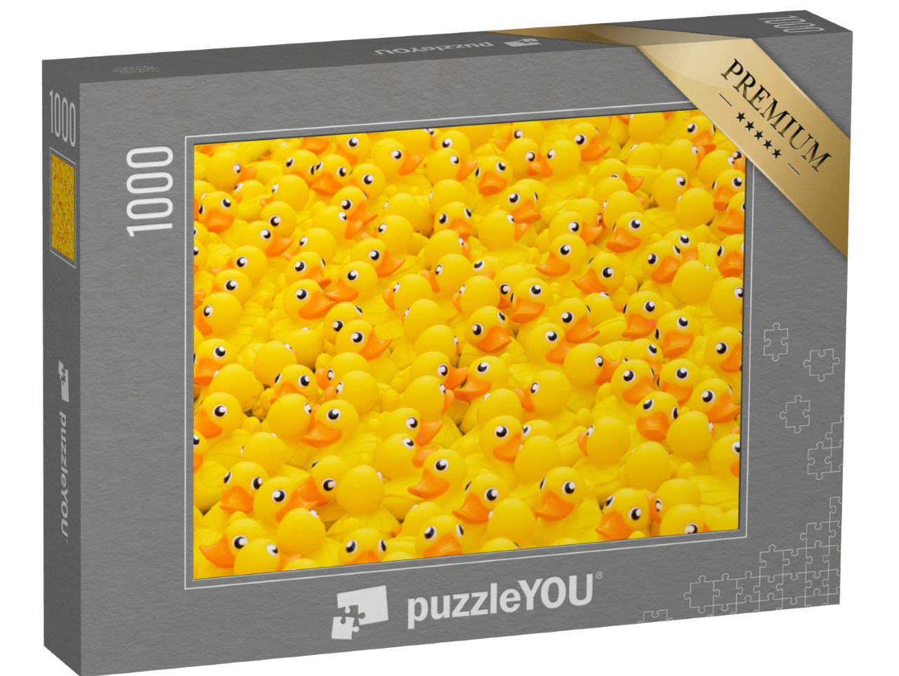 puzzle 1000 dílků „Žluté kachničky na hraní“