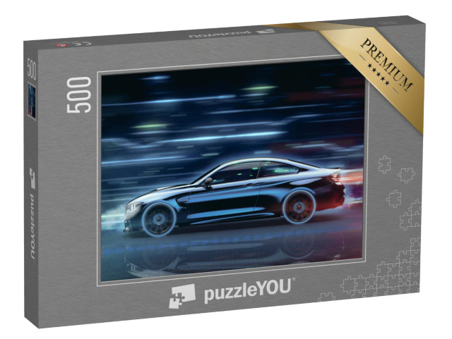 puzzle 500 dílků „Futuristický koncept: sportovní vůz“