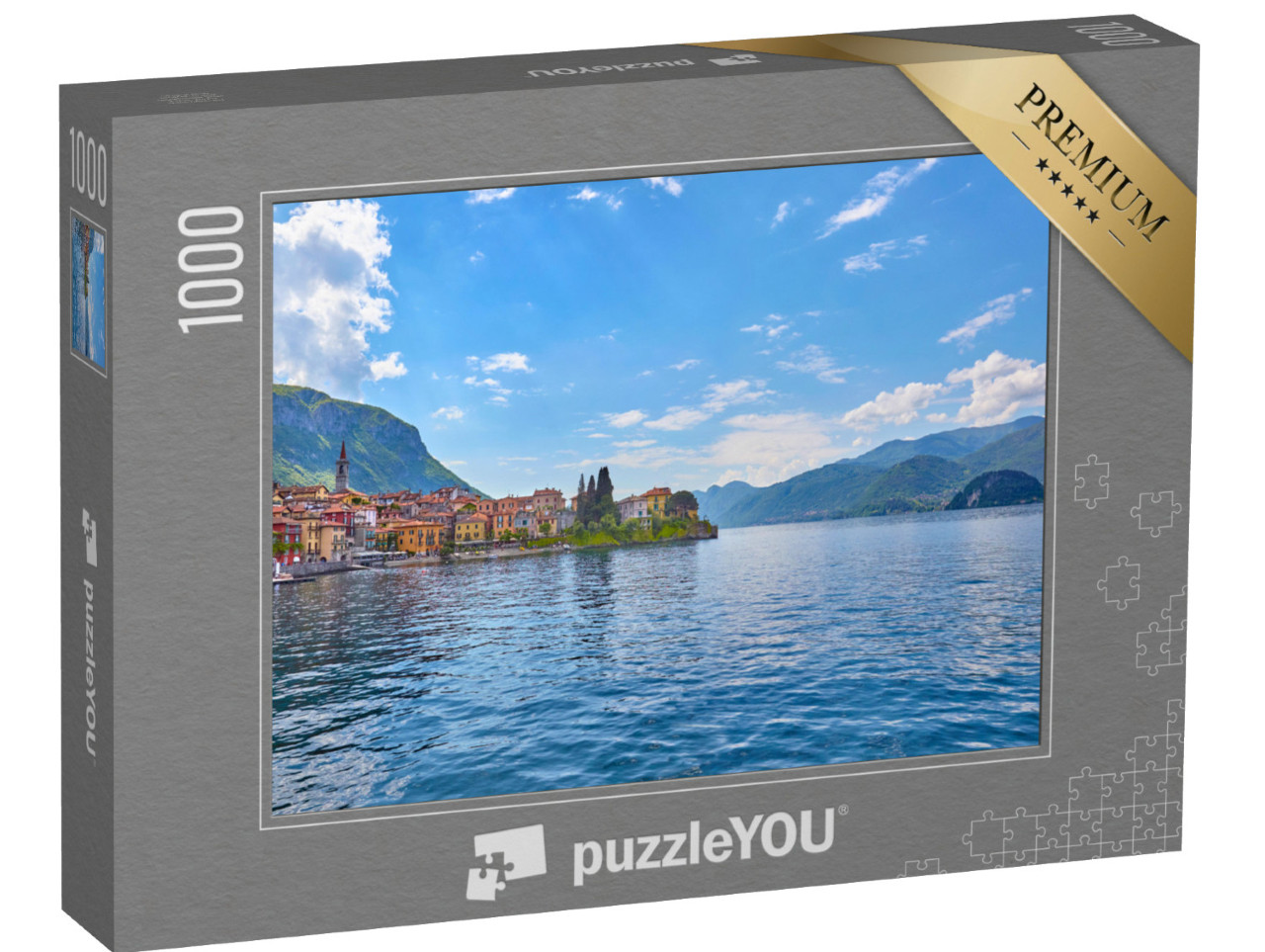 puzzle 1000 dílků „Krásný výhled na jezero Como“